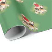 Trikleurenkerstpapier voor kerstcadeautjes cadeaupapier (Rol Hoek)