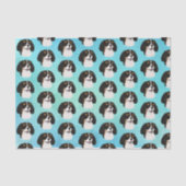 Trikleurige Cavalier King Charles Spaniel Gift  Tissuepapier (Voorkant)