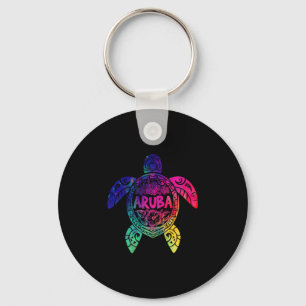 Tril Aru Tie Dye Zeeschildpad Aru Strand Vakantie  Sleutelhanger