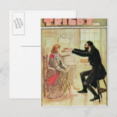Trilby, hypnotiseerd door Svengali Briefkaart (Voorkant / Achterkant)
