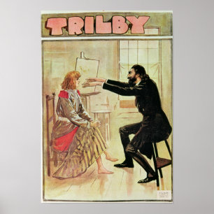 Trilby, hypnotiseerd door Svengali Poster