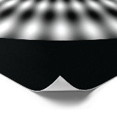 Trilcirkel - optische illusie poster (Hoek)