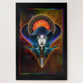 Trilia Red Nebula Portret Legpuzzel (Verticaal)