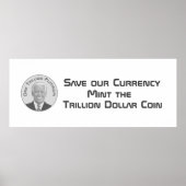 Triljoen dollar Platina Munt Poster (Voorkant)