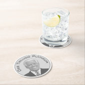 Triljoen dollar Platina Munt Ronde Kartonnen Onderzetter (Insitu)