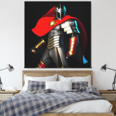 Trillante Ridder     Canvas Afdruk (Insitu (Slaapkamer))