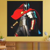 Trillante Ridder     Canvas Afdruk (Insitu (Woonkamer))