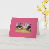 Trille Living Room Birthday Card Kaart (Gele Bloem)