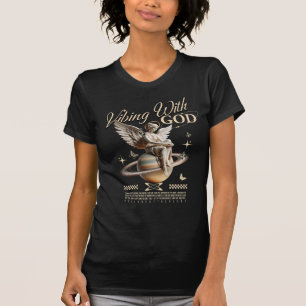 Trillen Met het Universum – God Is Vet Spiritueel T-shirt