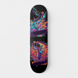 Trillend Basketbal Overwinnings Grafisch Pro Skate Persoonlijk Skateboard