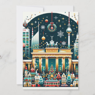 Trillend Berlijn Vakantie Wonders Card Feestdagenkaart