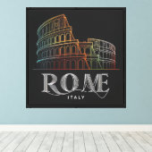 Trillend Colosseum Canvas Afdruk (Insitu (Houten vloer))
