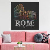 Trillend Colosseum Canvas Afdruk (Insitu (Woonkamer))