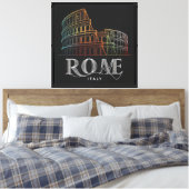 Trillend Colosseum Canvas Afdruk (Insitu (Slaapkamer))