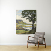 Trillend dal en rivierlandschap wandkleed (In situ)