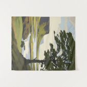 Trillend dal en rivierlandschap wandkleed (Voorkant (horizontaal))