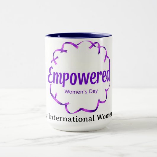 Trillend Dopamine Decor Bekrachtigde IWD 2026 Mok (Midden)