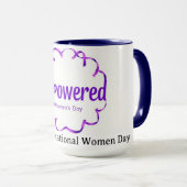 Trillend Dopamine Decor Bekrachtigde IWD 2026 Mok (Voorkant rechts)