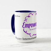 Trillend Dopamine Decor Bekrachtigde IWD 2026 Mok (Voorkant links)