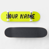 Trillend Geel Persoonlijk Skateboard (Horizontaal)