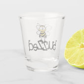 Trillend glas met drankje (Achterkant)