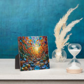 Trillend Glasmozaïek Kunstwerk Fotoplaat (Insitu)