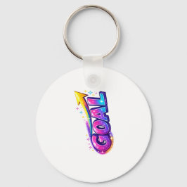Trillend GOAL-rond sleutelhanger – Succes & Groei