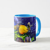 Trillend kleurig aquatisch tropisch Zee vis Mok (Voorkant rechts)