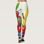 Trillend Ontwerp met Vers Fruit Leggings (Achterkant)