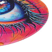 Trillend Oog Zielvol Visioen Ontwerp Snijplank (Hoek)