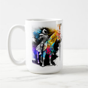Trillend Ridder T-Shirt Worp Kussen Glas Onderzett Koffiemok