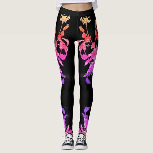  trillend Roos Leggings (Voorkant)