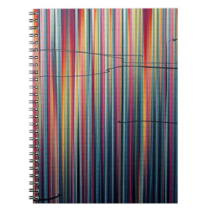 Trillend Spectrum: Een Moderne Abstracte Verticale Notitieboek