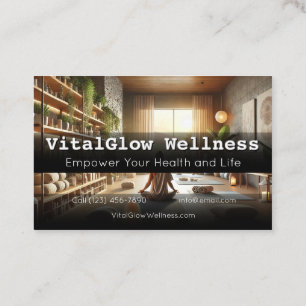 Trillend Wellness Zakelijke Kaart Geef je Merk Ene Visitekaartje