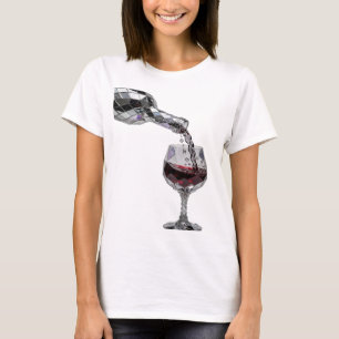Trillend Zilver ABSTRACTE KUNST Modeprint v4 T-shirt