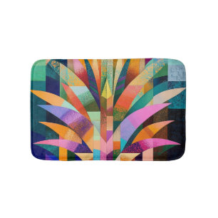 Trillende Abstracte Agave Badmat