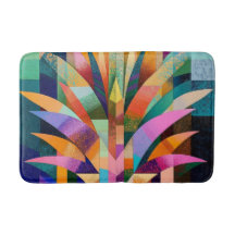 Trillende Abstracte Agave Badmat