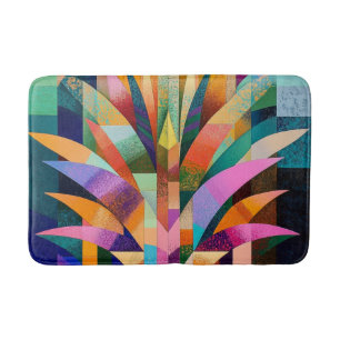 Trillende Abstracte Agave Badmat