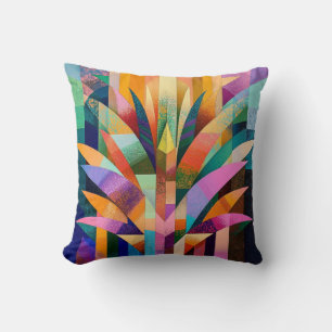 Trillende Abstracte Agave Worp Kussen