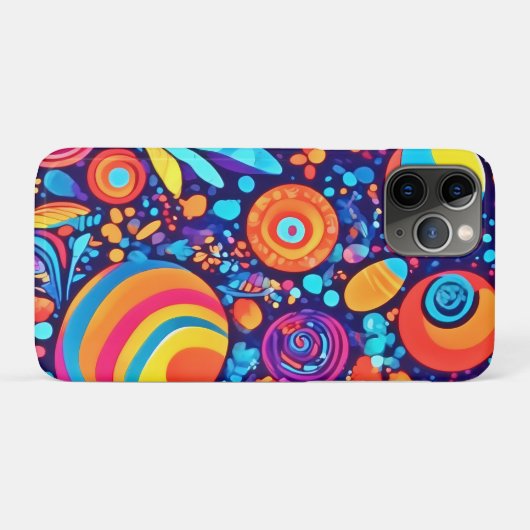Trillende Abstracte Bubbel Universum Case-Mate iPhone Case (Achterkant (horizontaal))