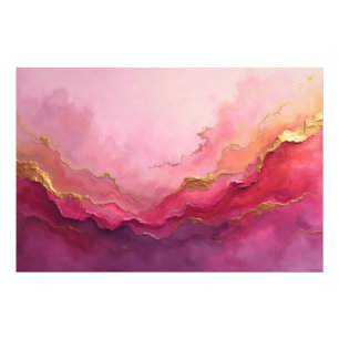 Trillende Abstracte Droomlandschap 10K Behang Et Foto Afdruk
