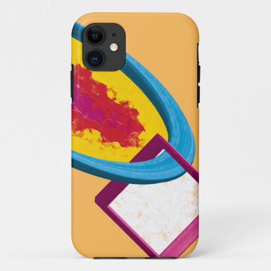 Trillende Abstracte Kosmos Ring & Vierkant – Moder Case-Mate iPhone Case (Achterkant)