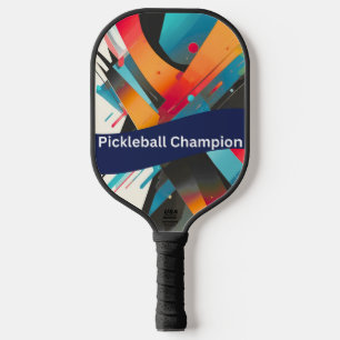 Trillende Abstracte Pickleball Kampioen Paddle