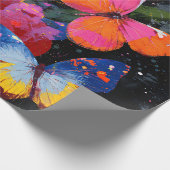 Trillende Abstracte Vlinder Vlucht (10) Cadeaupapier (Hoek)