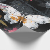 Trillende Abstracte Vlinder Vlucht (3) Cadeaupapier (Hoek)