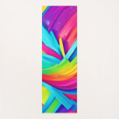 Trillende Abstracte Vormen Kunst Yogamat (Voorkant)