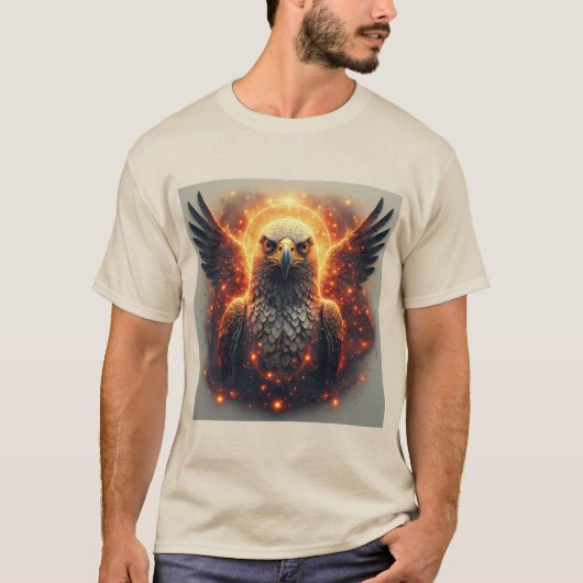 Trillende Adelaar Kunstwerk T-shirt (Voorkant)