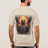 Trillende Adelaar Kunstwerk T-shirt (Achterkant)