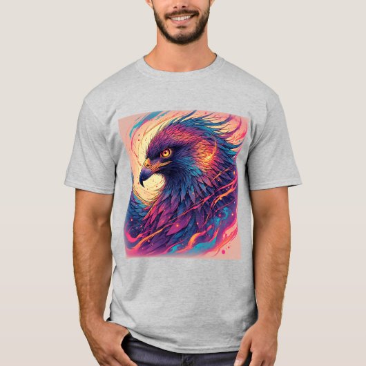 Trillende Adelaar Kunstwerk T-shirt (Voorkant)