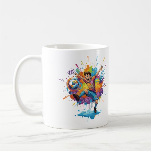 Trillende Artistieke Jongens Koffiemok (Links)